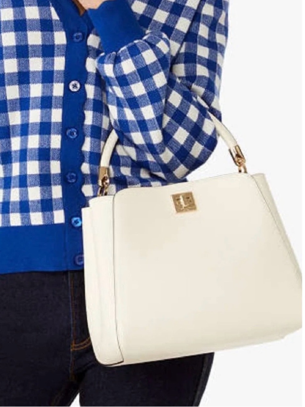 Beautiful Brand New Kate Spade Phoebe Medium Top Handle Satchel Meringue